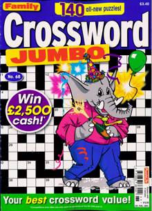 Family Crossword Jumbo Magazine Issue NO 68