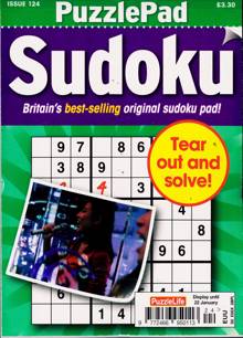 Puzzlelife Ppad Sudoku Magazine NO 124 Order Online