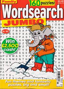 Family Wordsearch Jumbo Magazine Issue NO 381