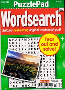 Puzzlelife Ppad Wordsearch Magazine NO 123 Order Online