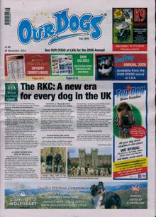 Our Dogs Magazine 28/11/2025 Order Online