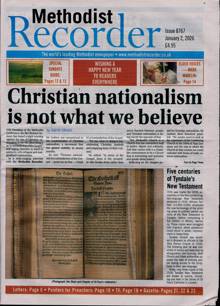 Methodist Recorder Magazine Issue 02/01/2026 