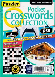 Puzzler Q Pock Crosswords Magazine Issue NO 284