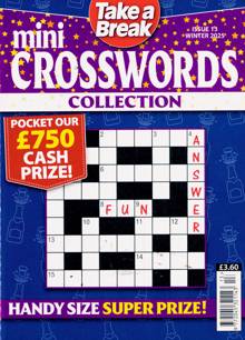 Tab Mini Crossword Coll Magazine Issue NO 13