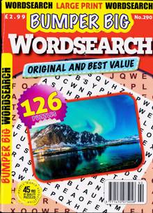 Bumper Big Wordsearch Magazine NO 290 Order Online