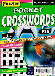 Puzzler Pocket Crosswords Magazine Issue NO 512