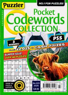 Puzzler Q Pock Codewords C Magazine Issue NO 223 