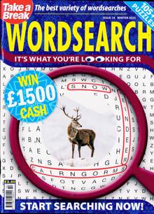 Take A Break Wordsearch Magazine Issue NO 14