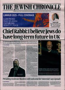 Jewish Chronicle Magazine 30/12/2025 Order Online