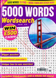 5000 Words Magazine Issue NO 58