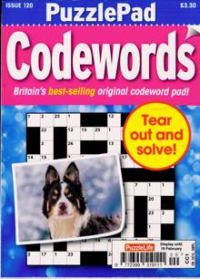 Puzzlelife Ppad Codewords Magazine Issue NO 120