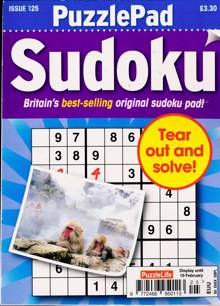 Puzzlelife Ppad Sudoku Magazine Issue NO 125