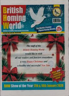 British Homing World Magazine Issue NO 7816