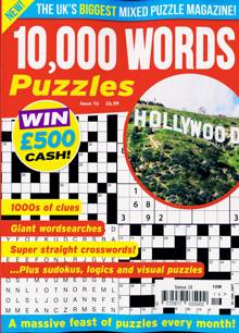 10000 Word Puzzles Magazine Issue NO 16