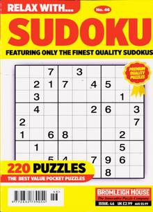 Relax With Sudoku Magazine Issue NO 46