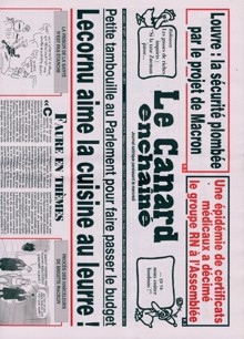Le Canard Enchaine Magazine Issue NO5477