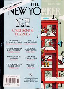New Yorker Magazine 22/12/2025 Order Online