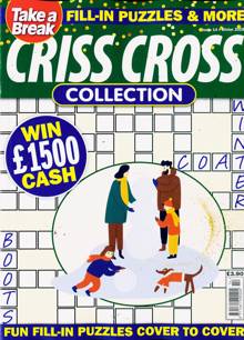 Take A Break Crisscross Collection Magazine Issue NO 14