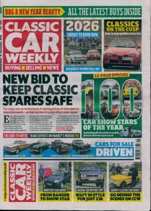 Classic Car Weekly Magazine Issue 31/12/2025