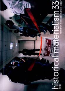 Historical Materialism Magazine Issue 33.1