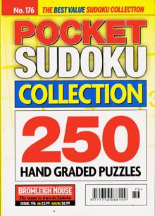 Pocket Sudoku Collection Magazine NO 176 Order Online