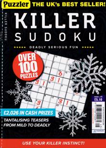 Puzzler Killer Sudoku Magazine Issue NO 245 