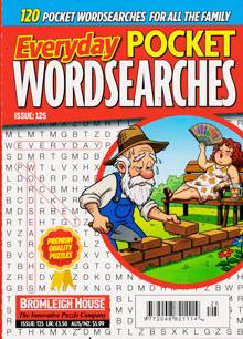 Everyday Pocket Wordsearch Magazine NO 125 Order Online