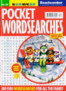Pocket Wordsearch Special Magazine Issue NO 130