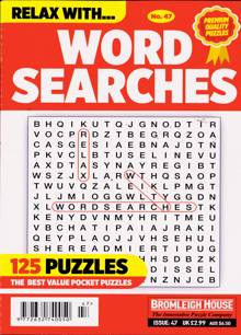 Relax With Wordsearches Magazine NO 47 Order Online