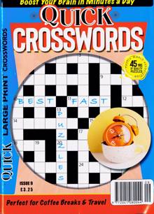 Quick Crosswords Magazine Issue NO 9
