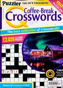 Puzzler Q Coffee Break Crossw Magazine Issue NO 167