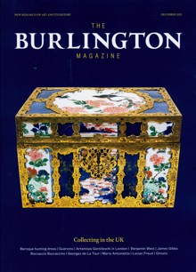 The Burlington Magazine Magazine Issue DEC 25