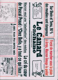 Le Canard Enchaine Magazine Issue NO5482