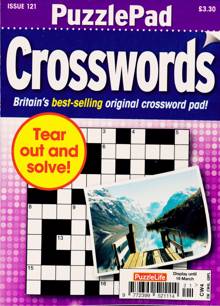Puzzlelife Ppad Crossword Magazine NO 121 Order Online