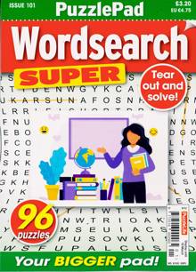 Puzzlelife Wordsearch Super Magazine NO 101 Order Online