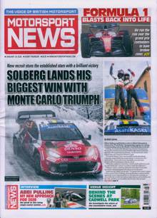 Motorsport News Magazine 29/01/2026 Order Online