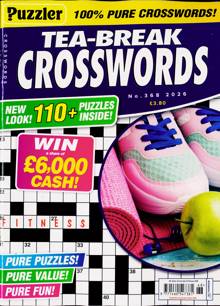 Puzzler Tea Break Crosswords Magazine Issue NO 368