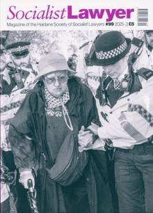 Socialist Lawyer Magazine Issue NO99