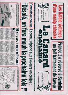 Le Canard Enchaine Magazine Issue NO5484