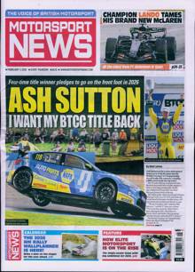 Motorsport News Magazine 05/02/2026 Order Online
