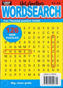 Yet Another Wordsearch Mag Magazine Issue NO 21