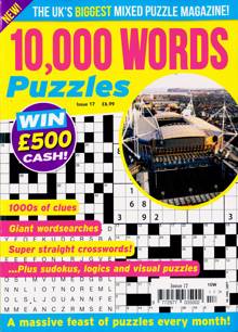 10000 Word Puzzles Magazine Issue NO 17