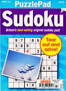 Puzzlelife Ppad Sudoku Magazine Issue NO 127 