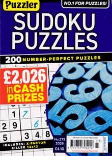 Puzzler Sudoku Puzzles Magazine NO 273 Order Online