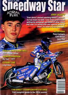 Speedway Star Magazine 21/02/2026 Order Online