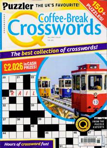 Puzzler Q Coffee Break Crossw Magazine NO 168 Order Online