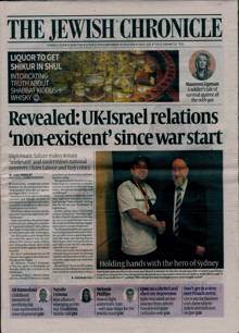 Jewish Chronicle Magazine 12/03/2026 Order Online
