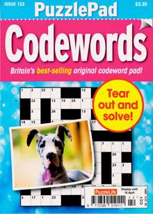 Puzzlelife Ppad Codewords Magazine Issue NO 122