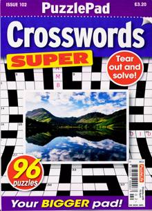 Puzzlelife Crossword Super Magazine Issue NO 102