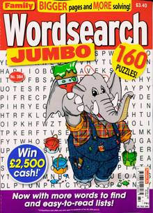 Family Wordsearch Jumbo Magazine Issue NO 384